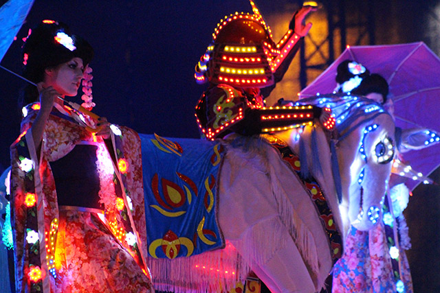 Геленджикский карнавал, сцена